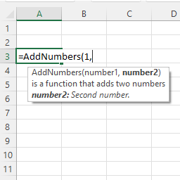 Excel-DNA Screenshot